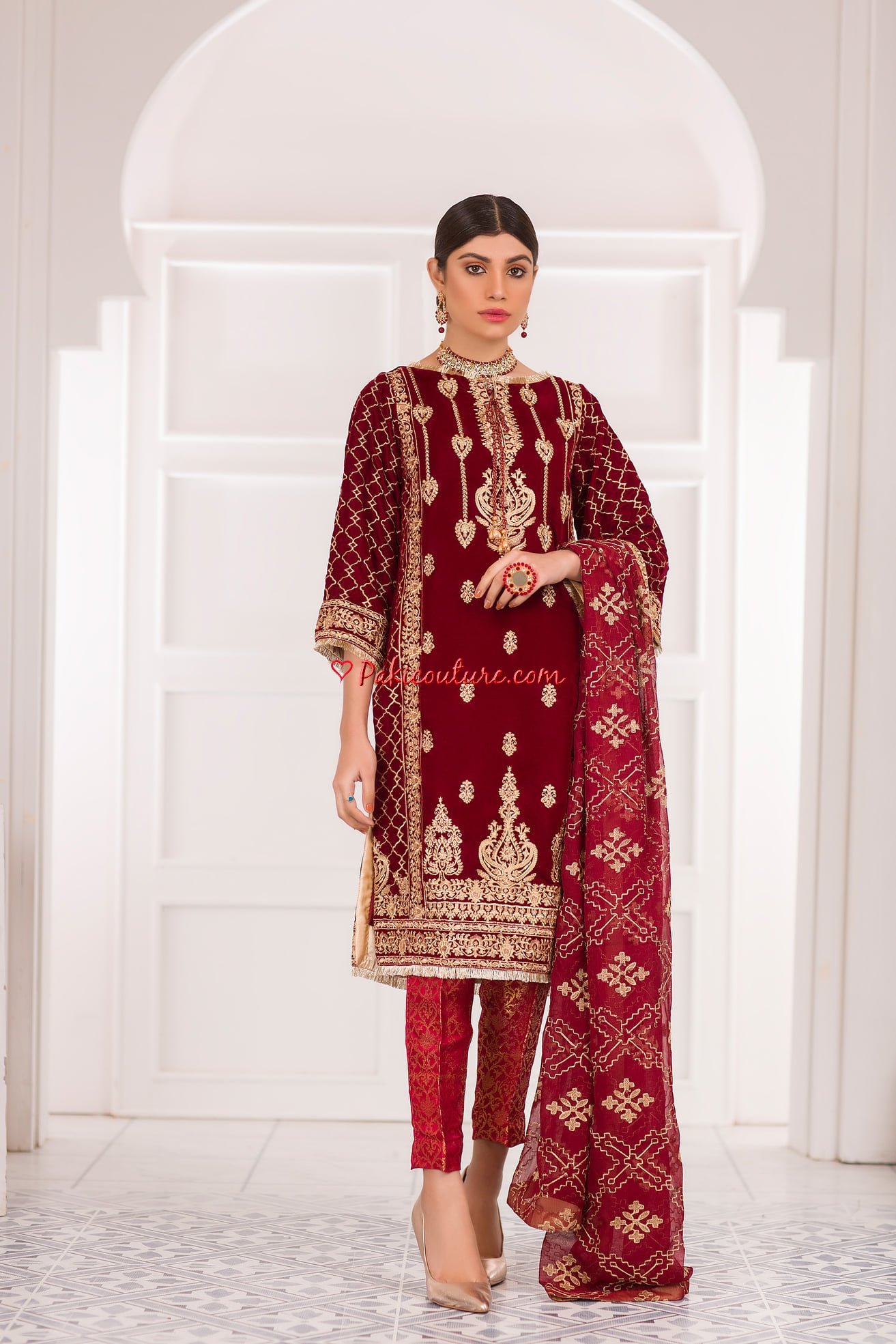 Sehar Embroidered Velvet Collection 2021 Shop Online | Buy Pakistani ...