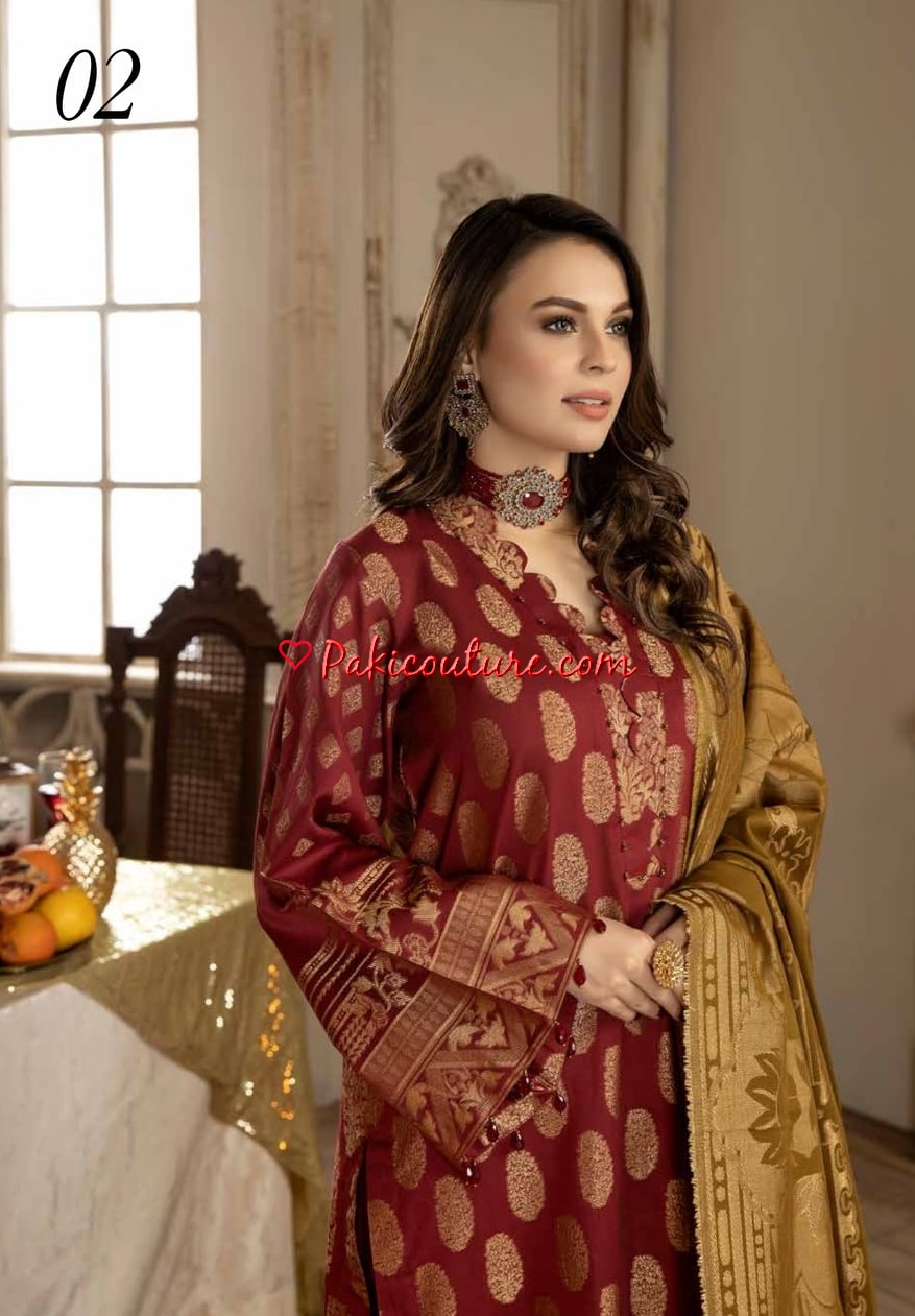 Shahnameh Luxury Lawn Broshia Banarsi 2022 Shop Online Buy Pakistani Fashion Dresses. Pakistani Branded Latest Clothes